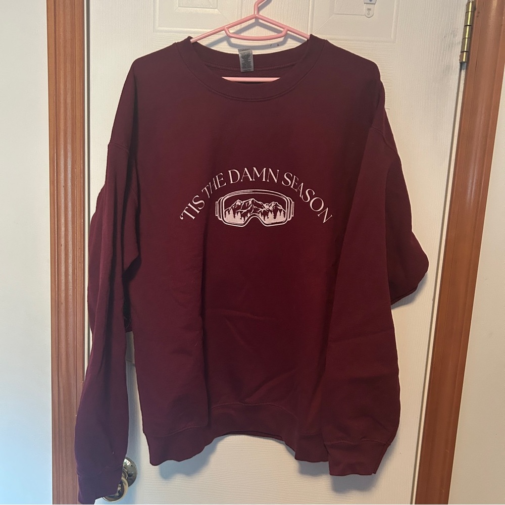 Taylor Swift ‘Tis the Damn Season Maroon Sweatshirt